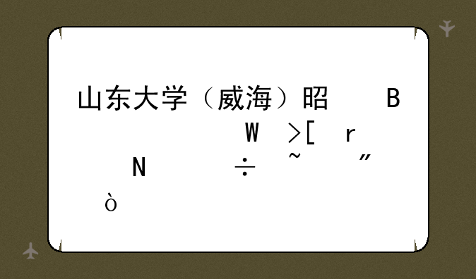 山东大学（威海）是否被录取在哪能查到？